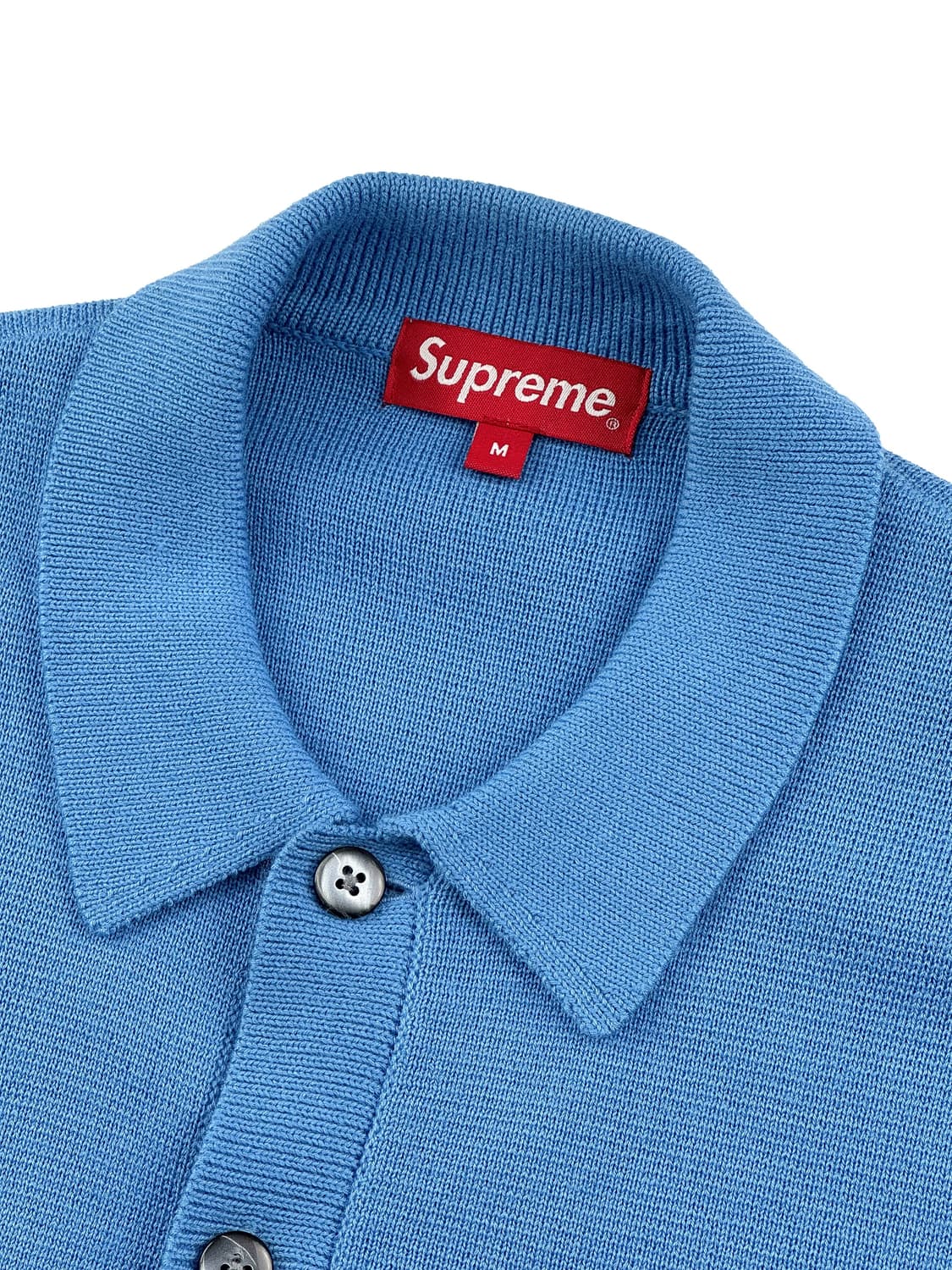 슈프림 비디드 아플리케 가디건 블루 상품이미지3