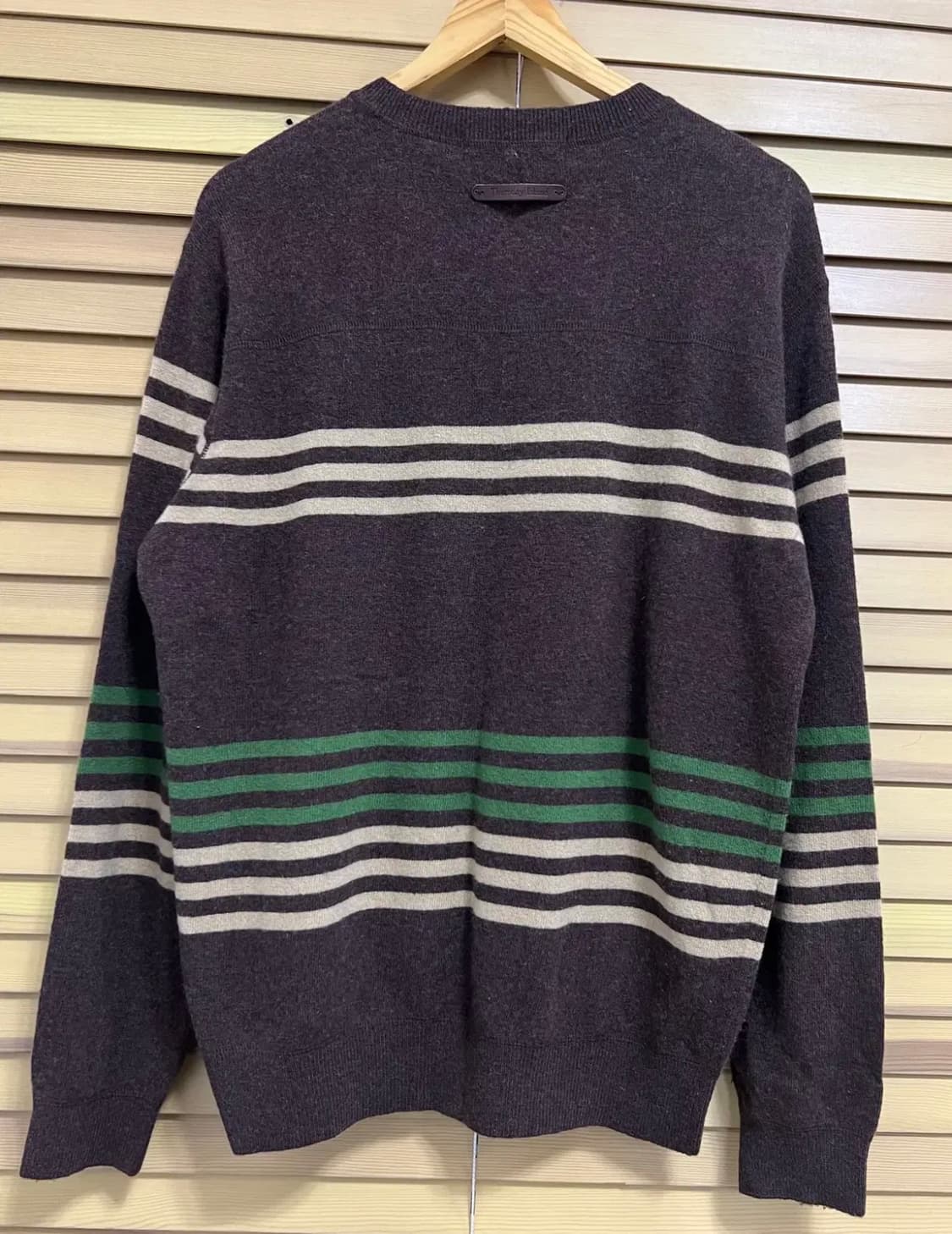 써스데이아일랜드 남성 진브라운 울니트 100사이즈 상품이미지3