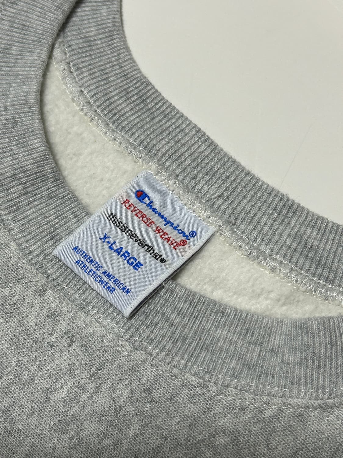 Champion x thisisneverthat 스웻셔츠 그레이 XL 상품이미지3