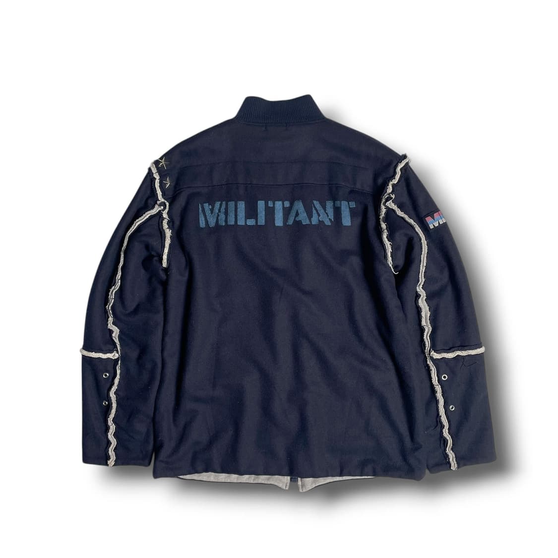 Milkboy 울블렌드 별 스냅 밀리터리 자켓 상품이미지1