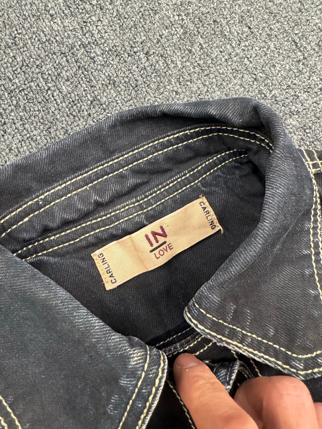 CARLING 빈티지 여성 데님 원피스 상품이미지3