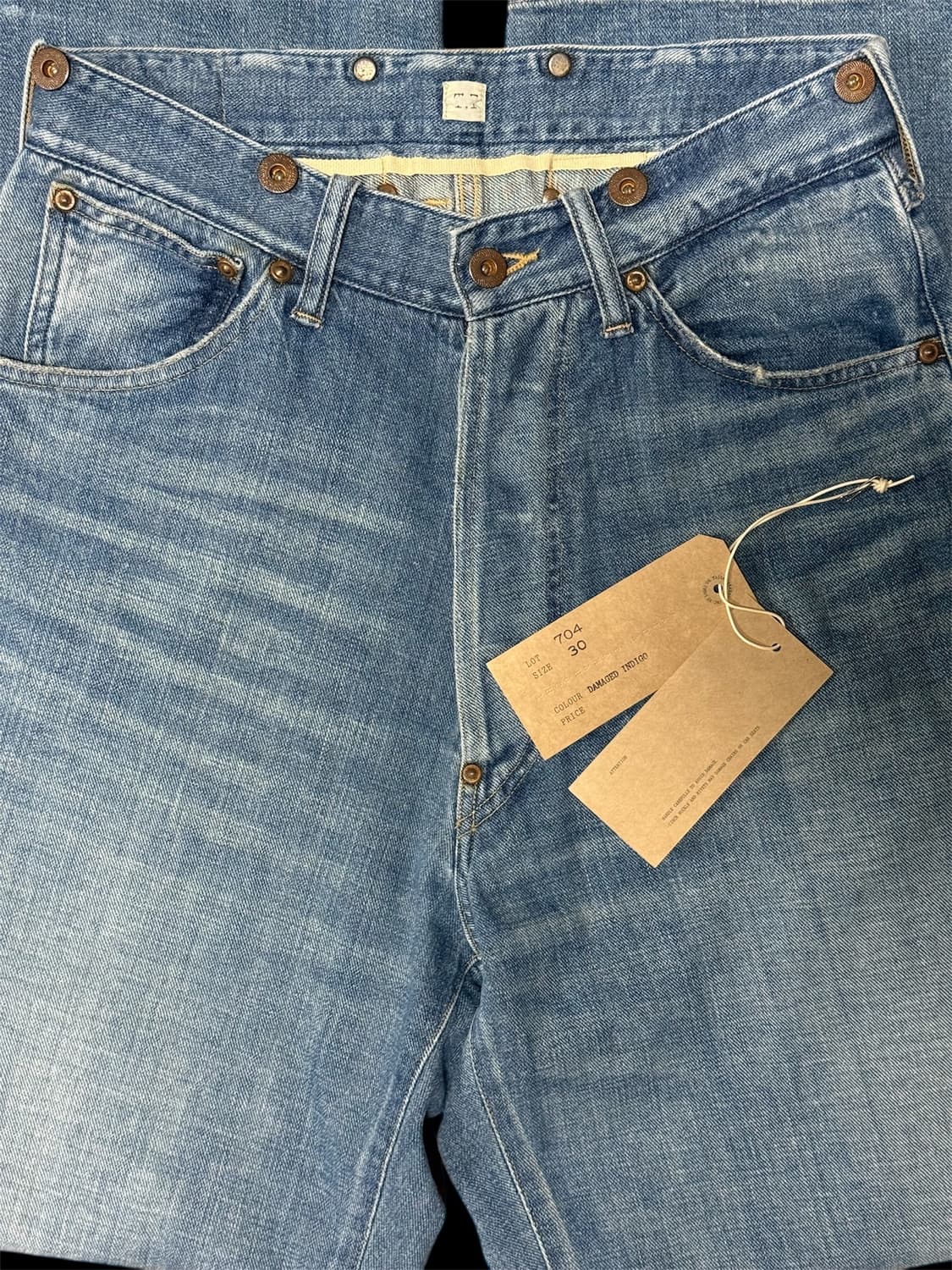 (30) 타이가 타카하시 LOT.704 데미지드 인디고 상품이미지1