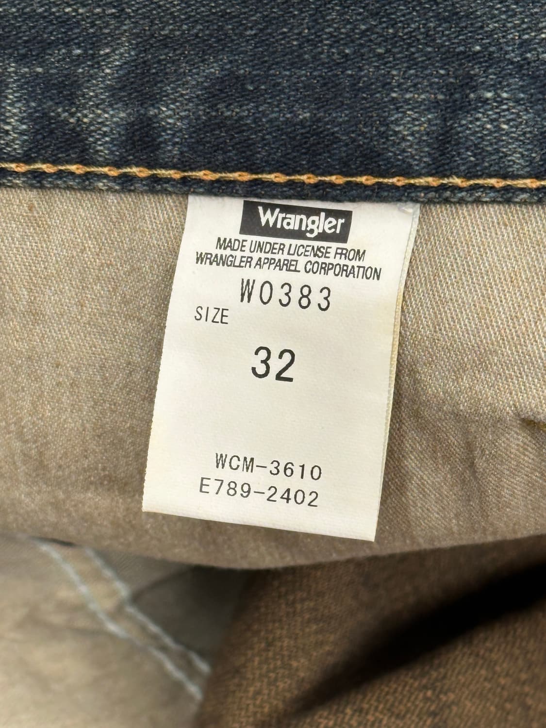 32)Wrangler 빈티지 데님 팬츠 상품이미지4
