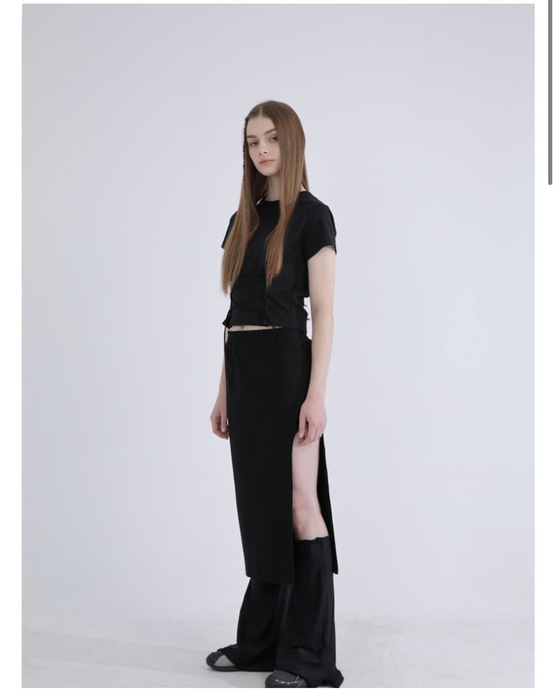 WSC 아카이브 슬릿 스커트 상품이미지2