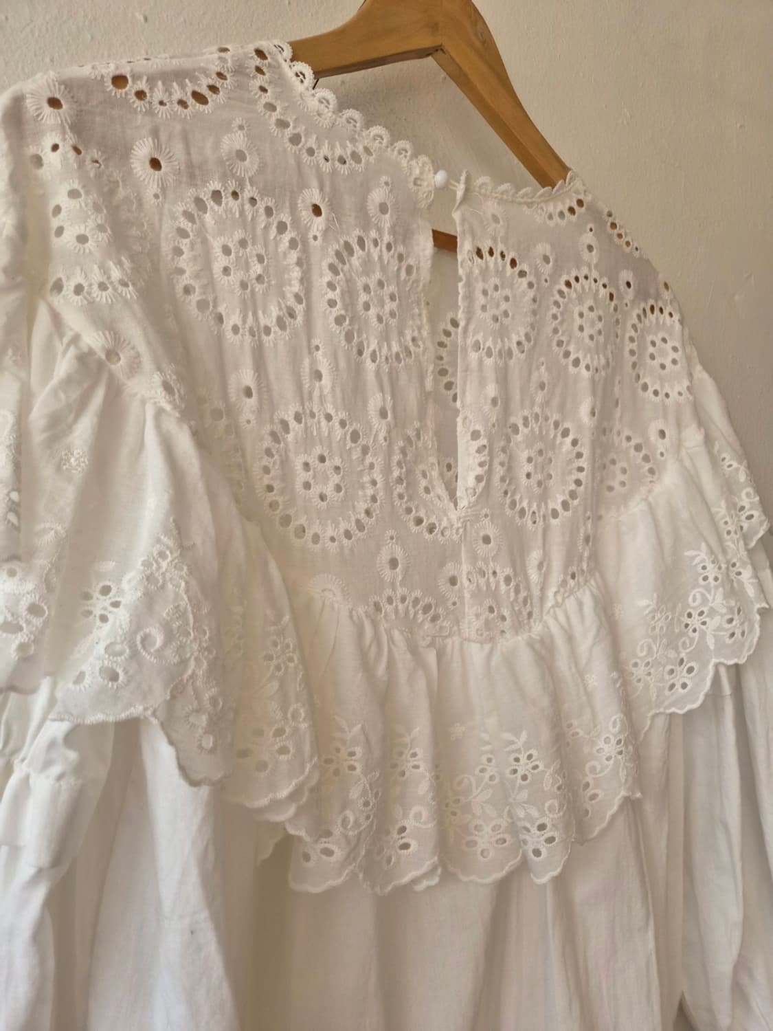 TT 여성 레이스펀칭루즈핏원피스 FREE 상품이미지6