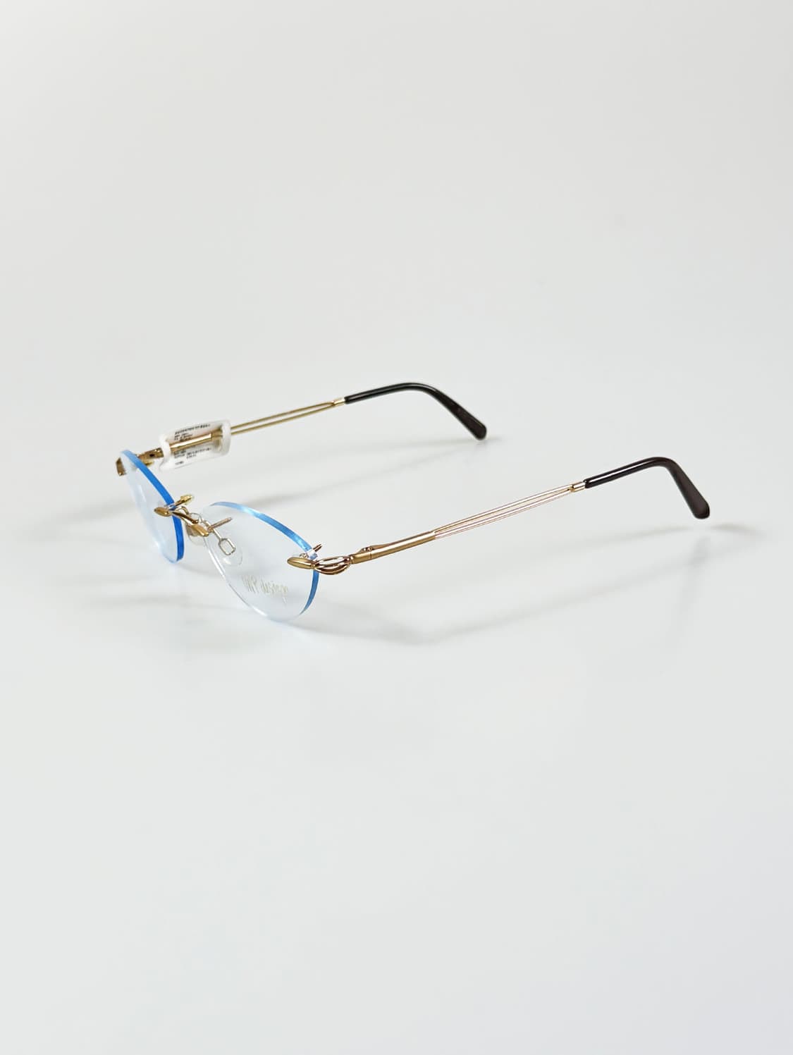 OWP DESIGN 무테 오벌 골드 메탈 빈티지 안경 상품이미지3