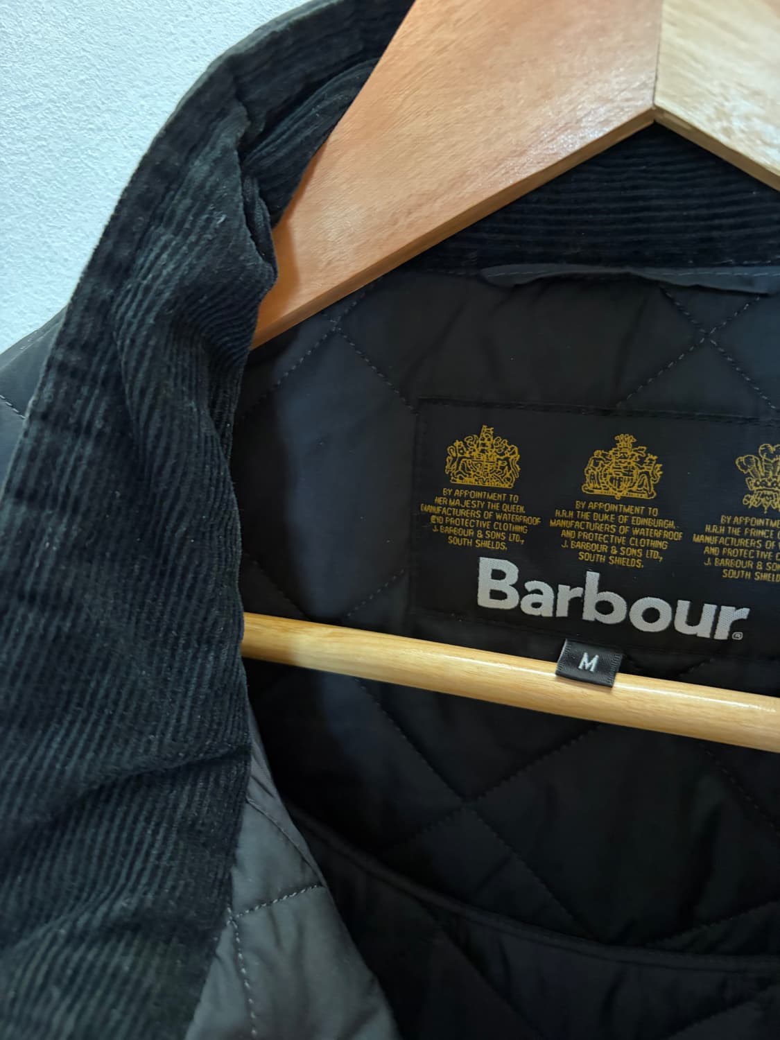 바버 퀼팅자켓 (남성M) 상품이미지2