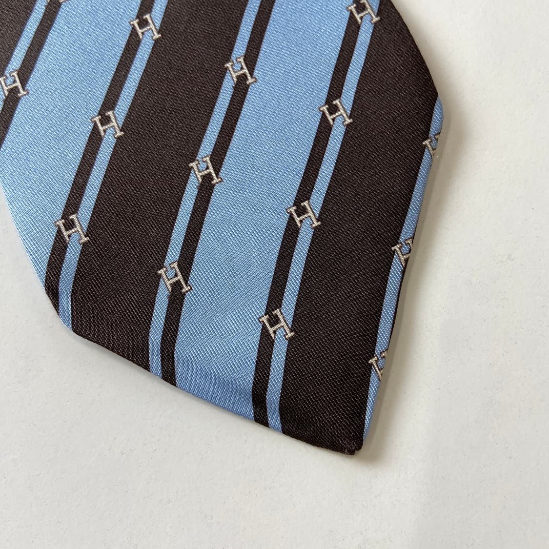 에르메스(HERMES) H모노그램 명품 정품 넥타이 상품이미지9