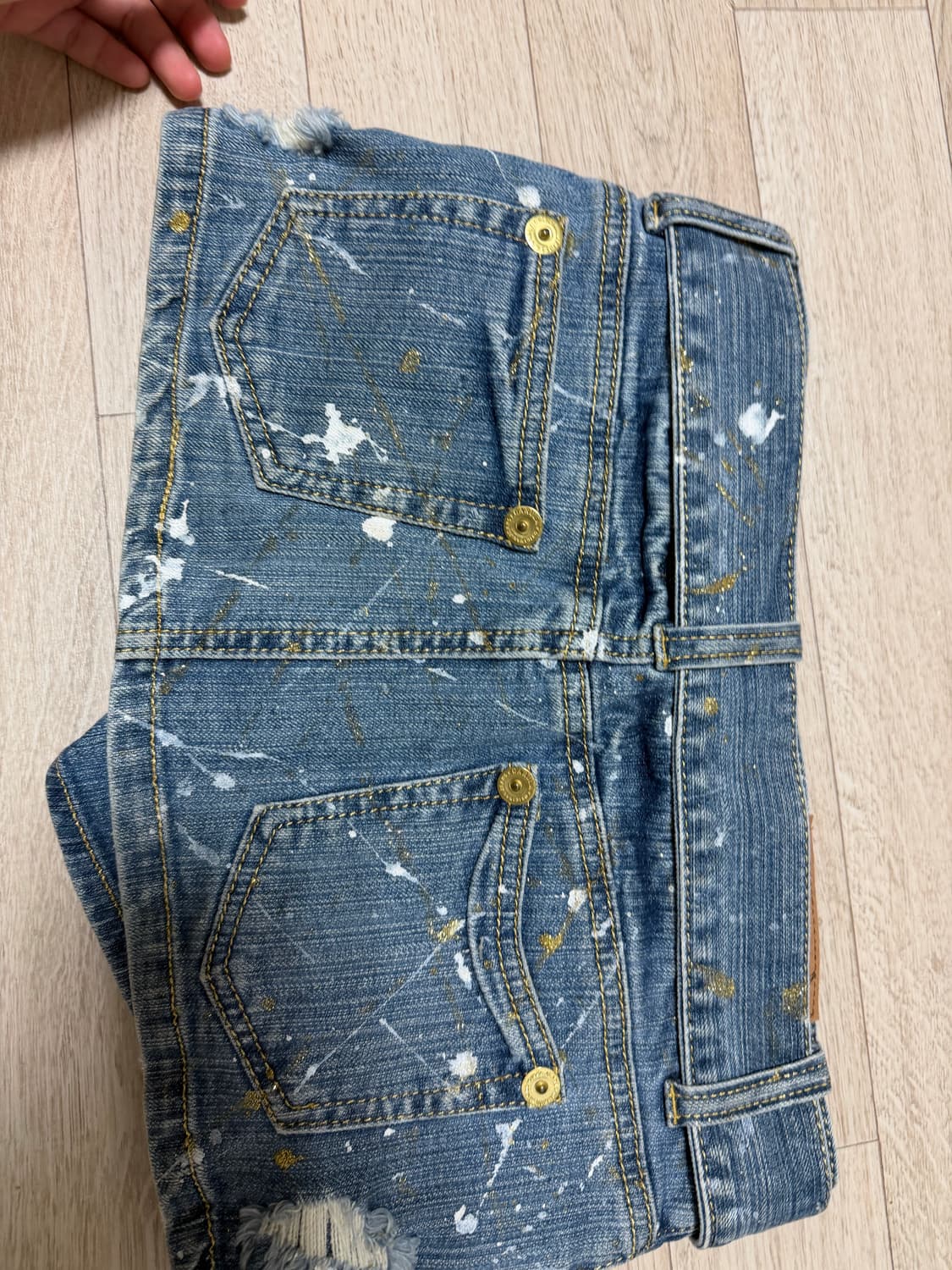 갸루 치마바지 데님 (가루라) 상품이미지3