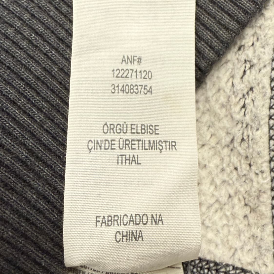 아베크롬비 그레이 후드집업 상품이미지7