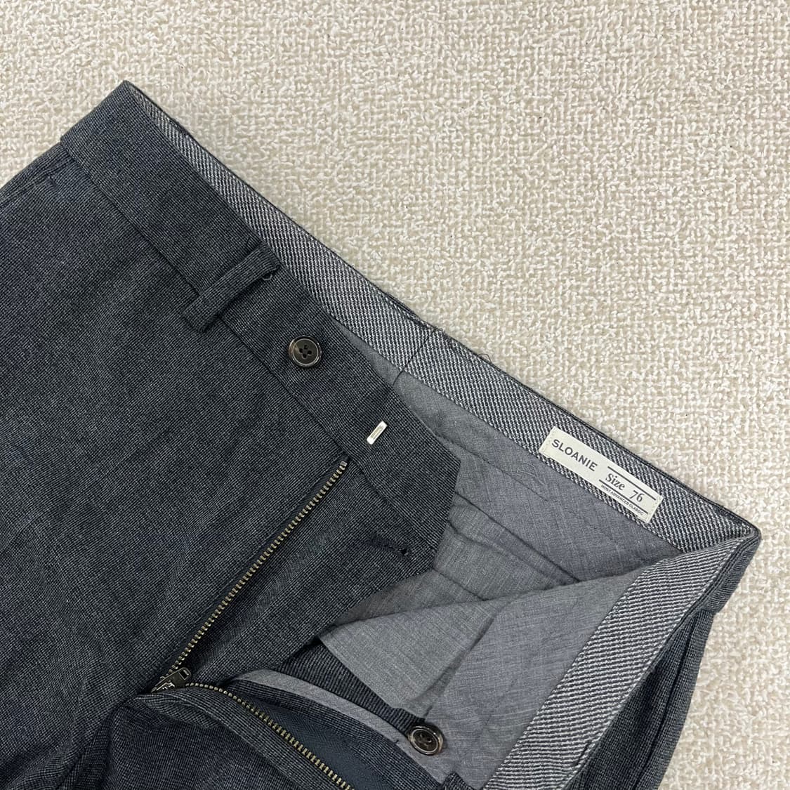 [76] 빈폴 그레이 모달 솔리드 슬랙스 팬츠 바지 0108M1 상품이미지2