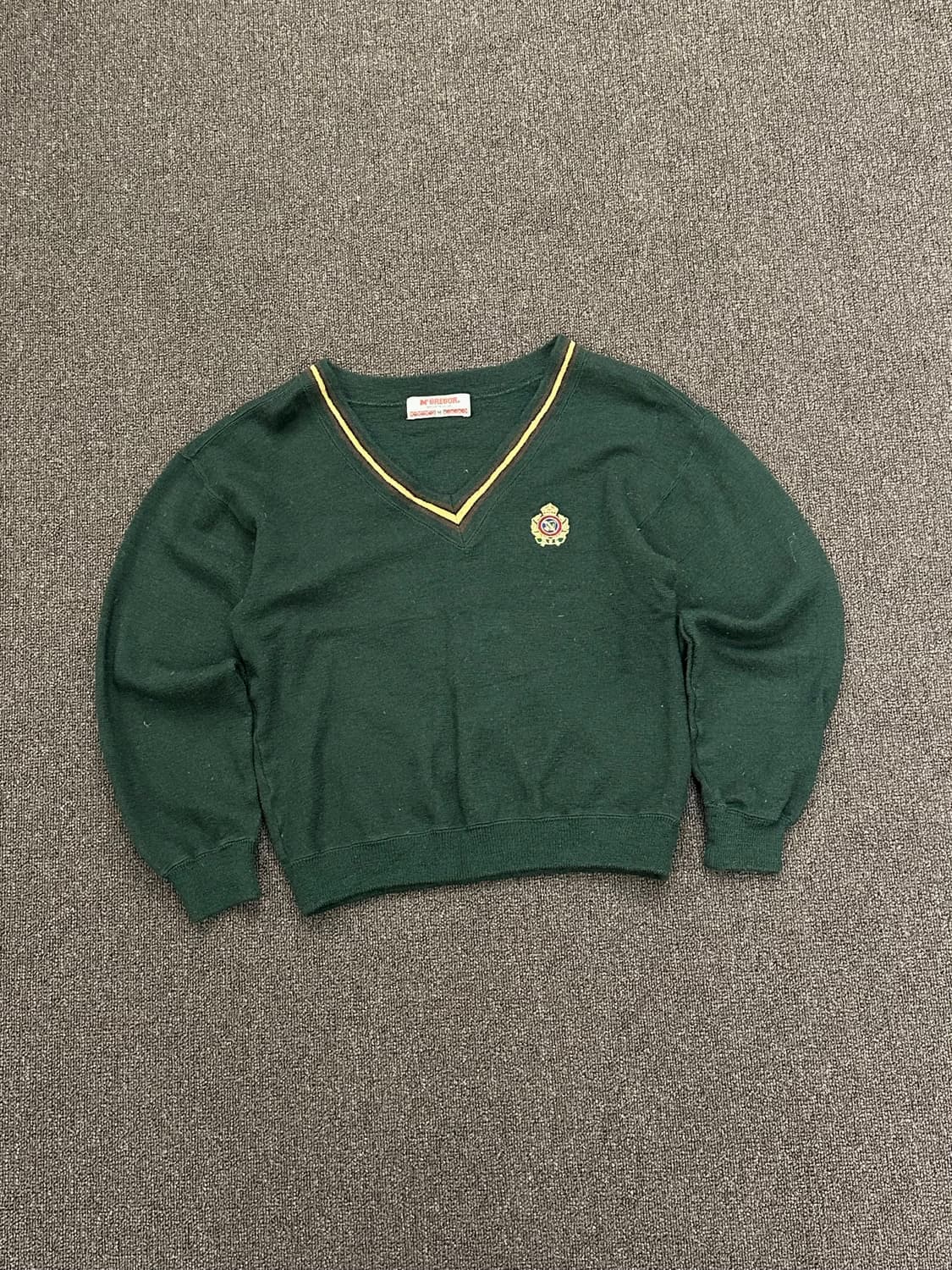 M)McGREGOR 빈티지 여성 브이넥 니트 스웨터 상품이미지1