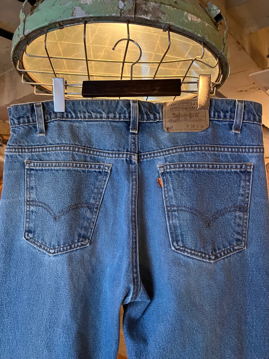 90s USA Levis 517 Boot Cut Denim Pants 상품이미지6