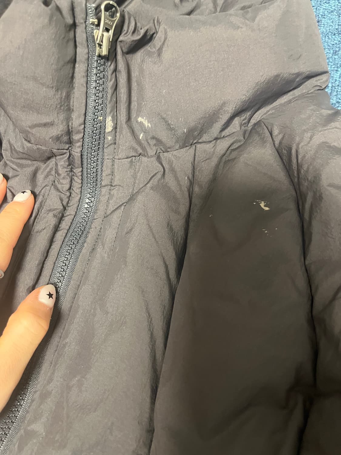 산산기어 패딩 다크브라운/블랙 1사이즈 상품이미지2