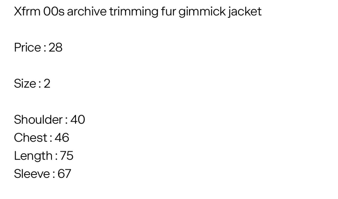 xfrm 퍼 야상 재킷 상품이미지5