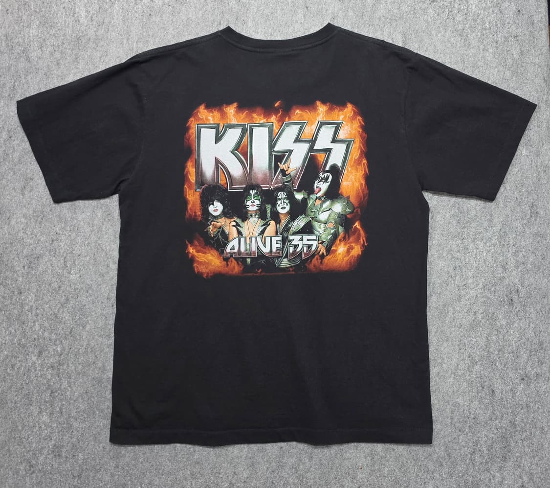 Rockvolution 락볼루션 kiss 락밴드 락티 반팔티 XL 상품이미지2