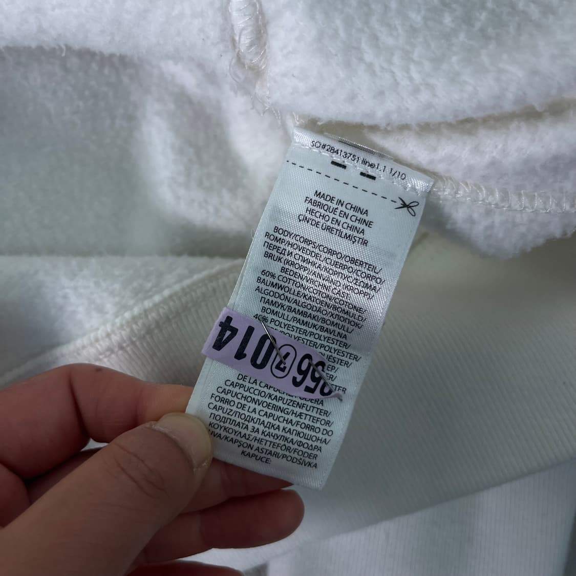 95 폴로랄프로렌 화이트 더블포니 후드티 상품이미지6