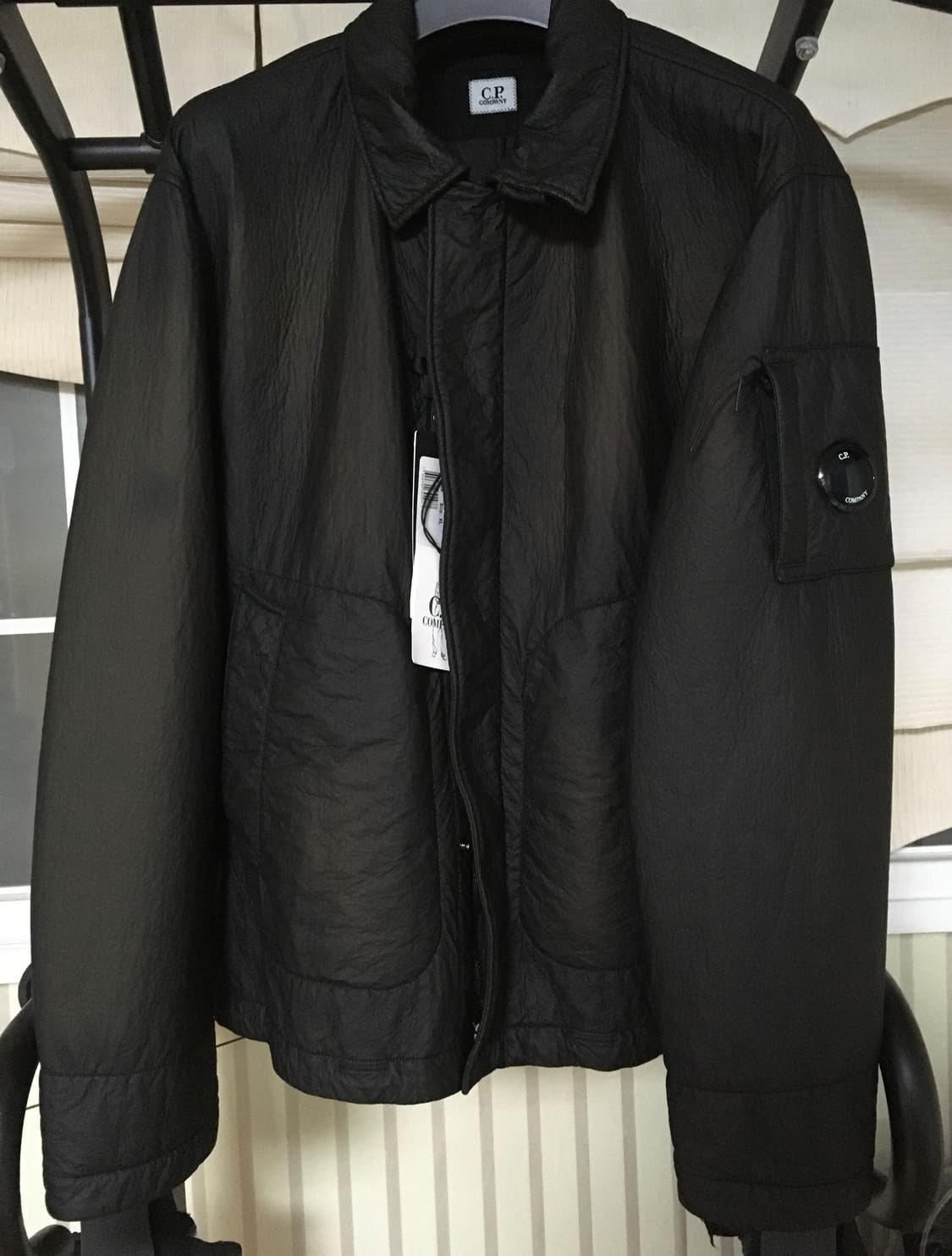 CP컴퍼니 펠트로 바이 필름 숏 자켓 블랙 판매합니다 상품이미지4