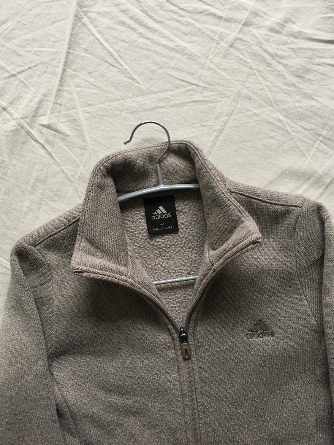 아디다스 삼선 니트집업 상품이미지4