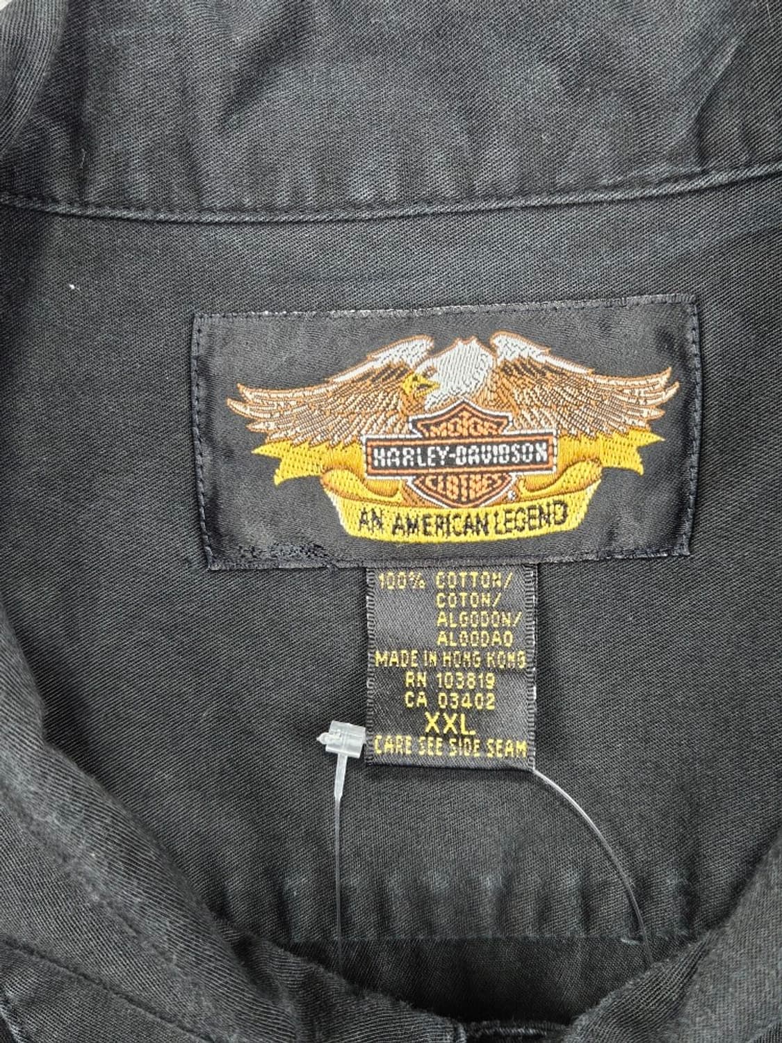할리데이비슨 100주년 바이커 하프 반팔 셔츠 ( 2XL )/ 11864 상품이미지7