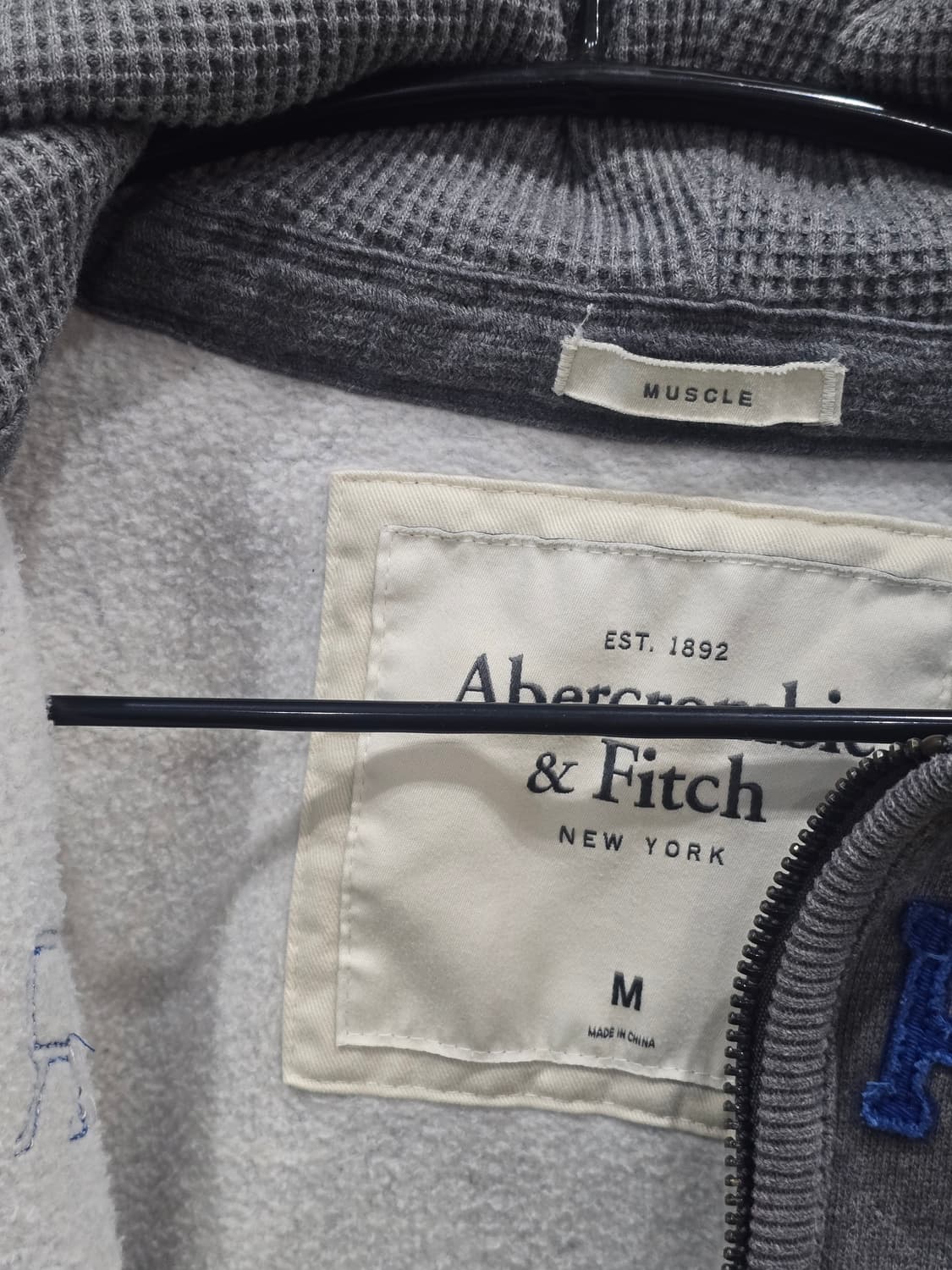 Y2K 아베크롬비 그레이 후드집업 상품이미지5