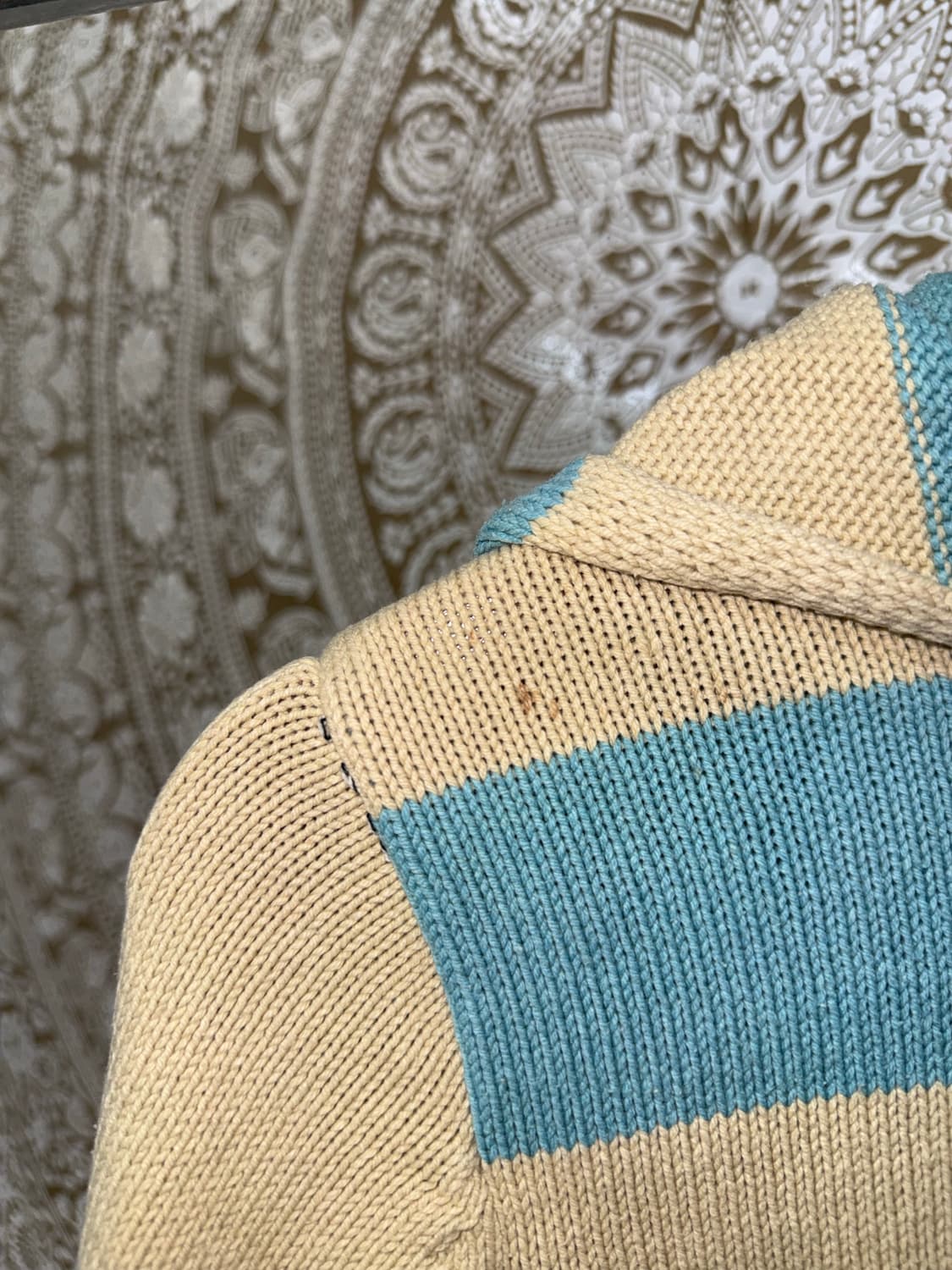 Tbj 여성 스트라이프 니트 후드집업  상품이미지6