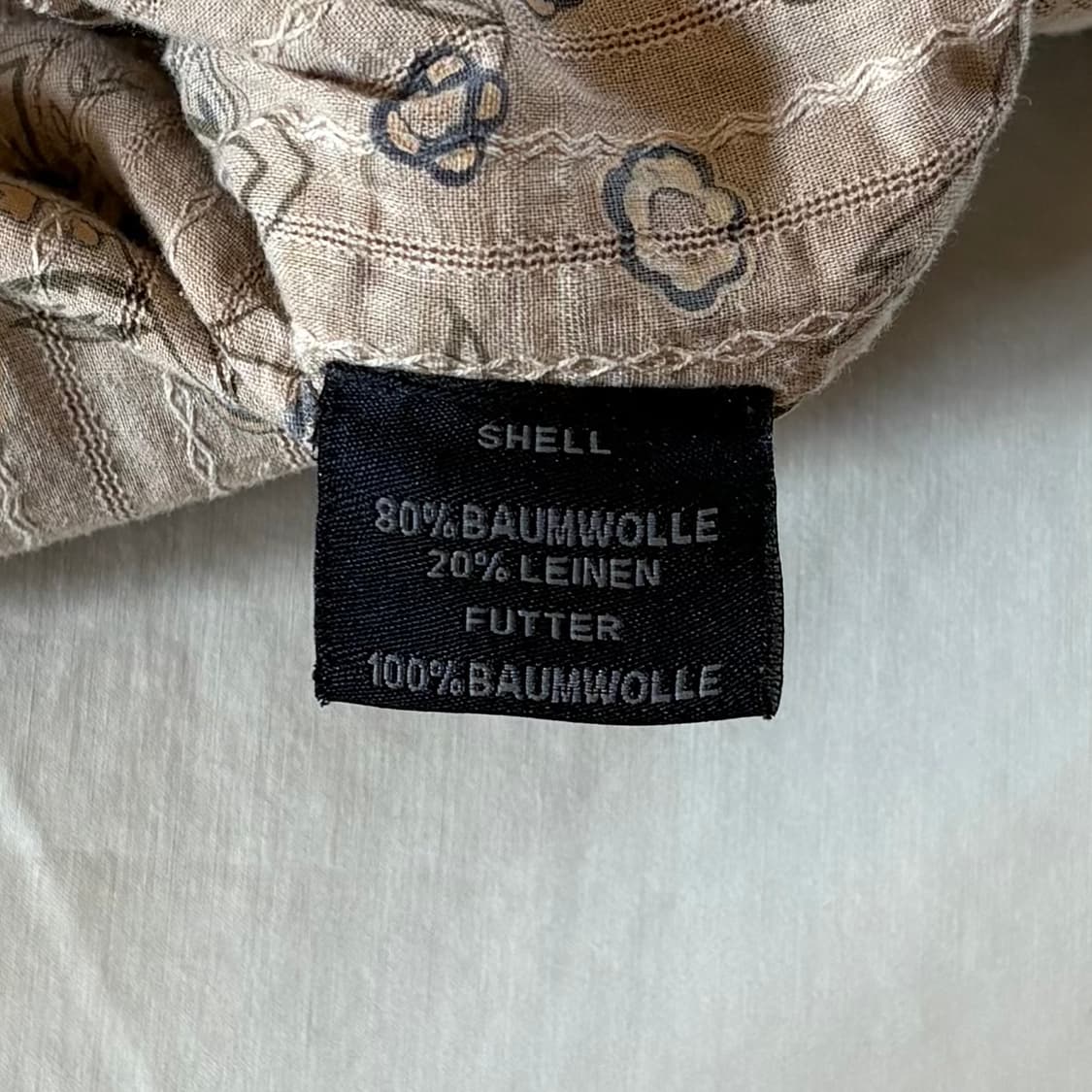 [55-66] 90s 독일 Deerberg 코튼 린넨 패치워크자켓 상품이미지7