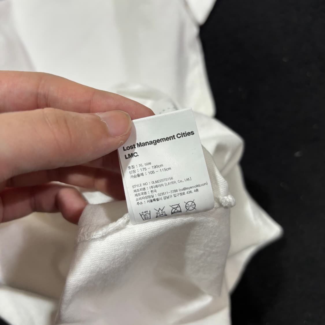 XL LMC 화이트 블랙타이거 반팔티 상품이미지6