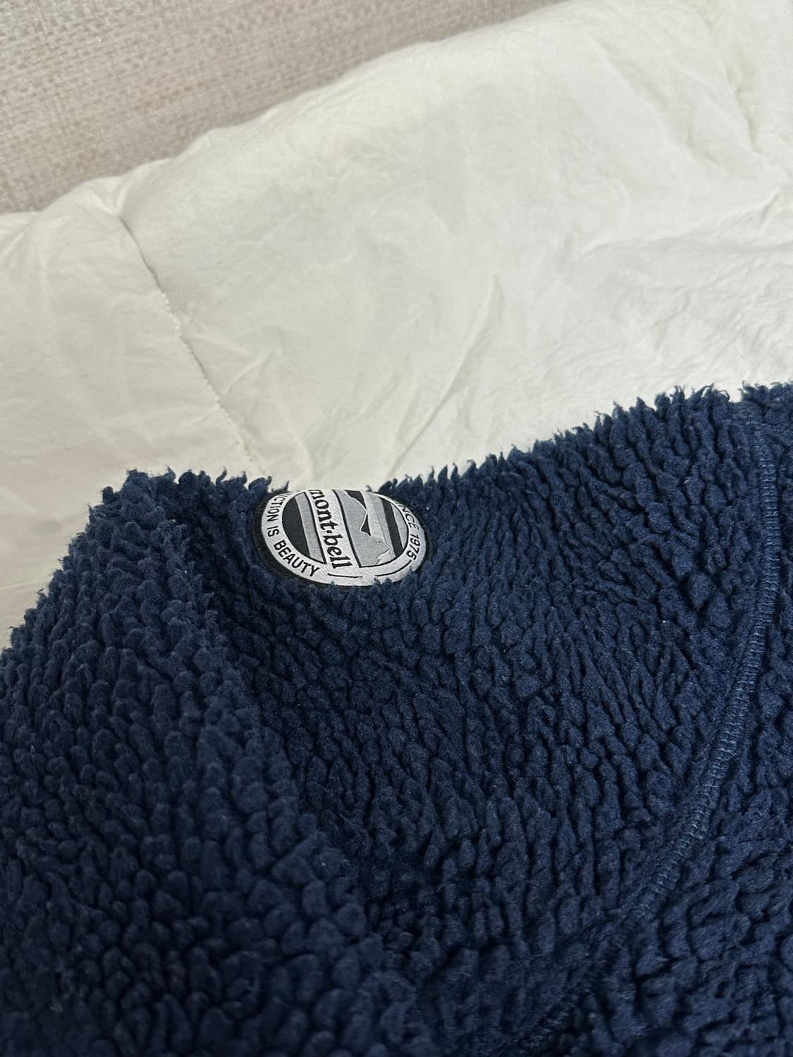 몽벨 후리스 뽀글이 플리스 미디움 네이비 상품이미지6