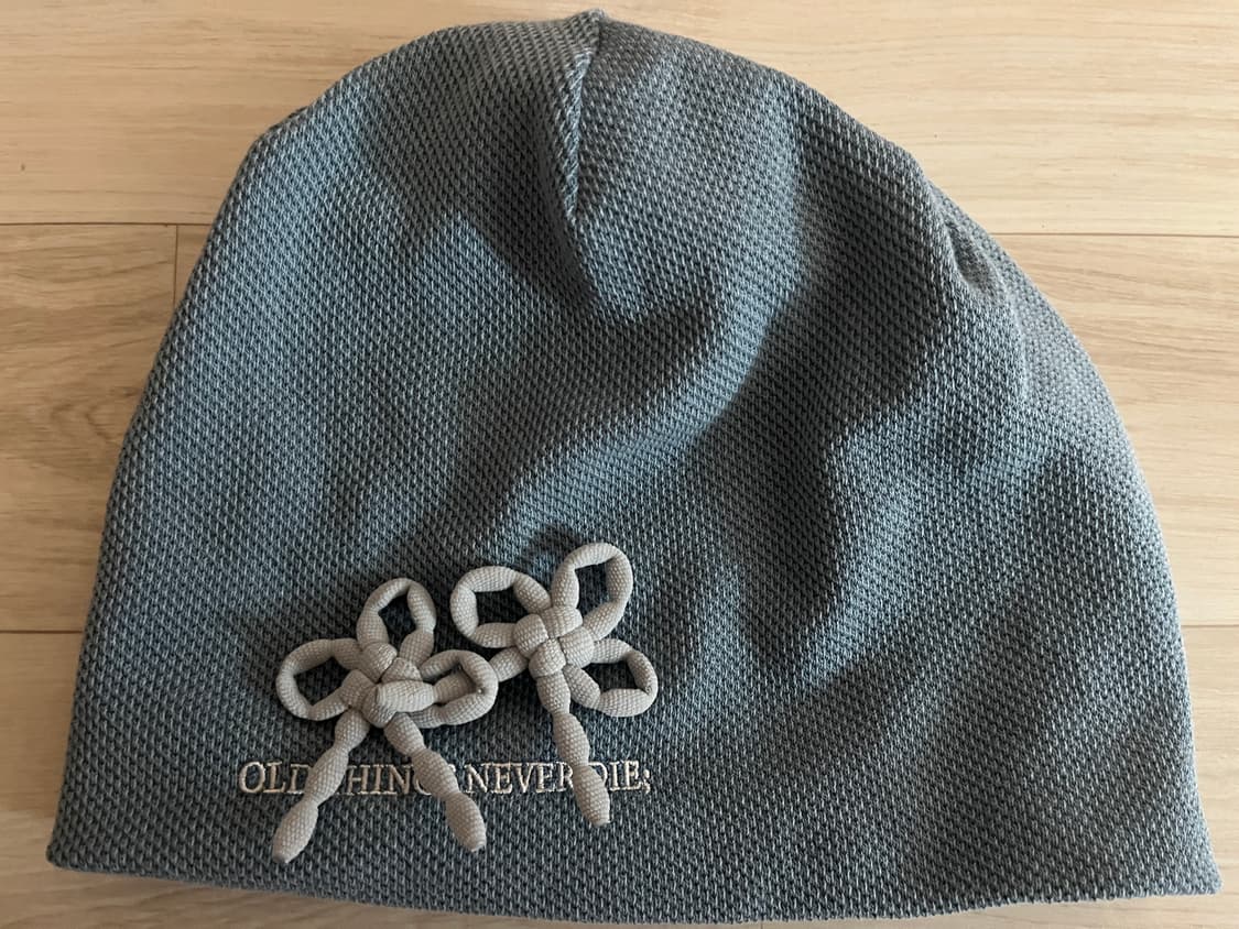 온고 매듭 와플 비니 블루 상품이미지2