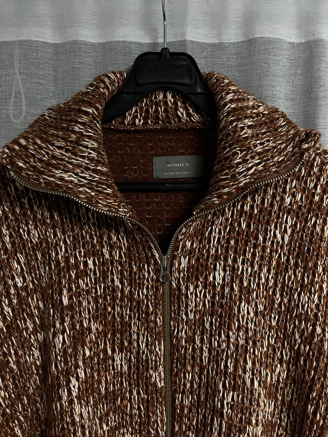 보카시 니트 집업 상품이미지2