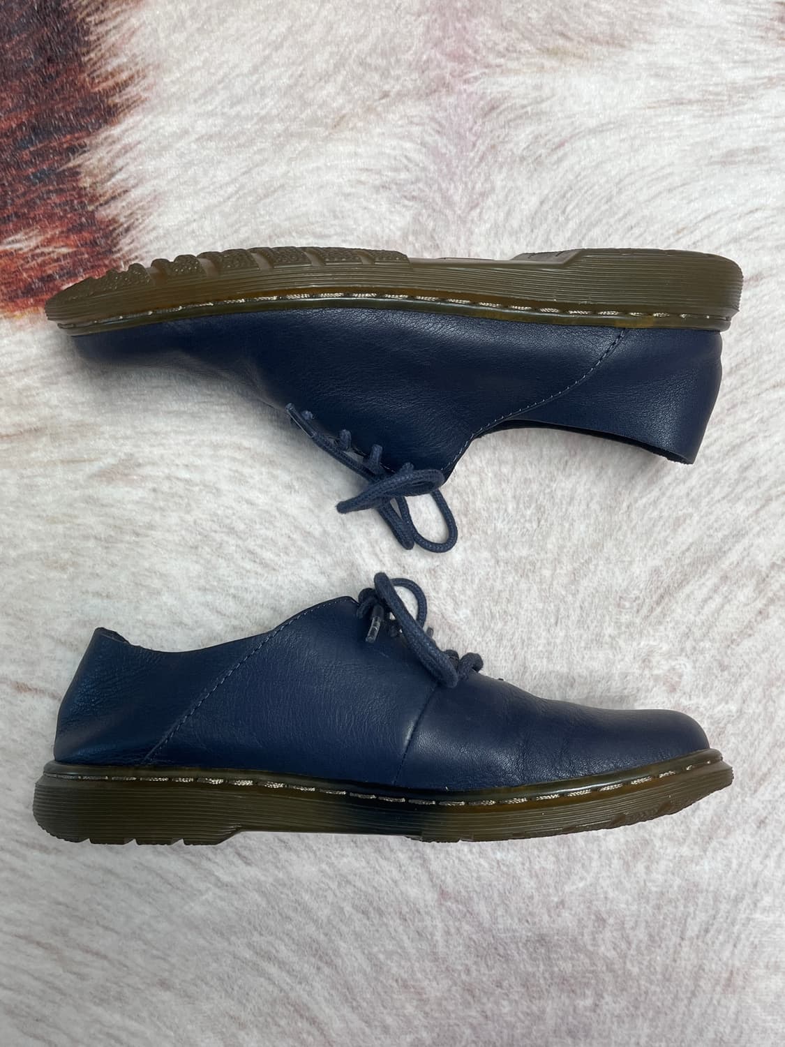 [UK3] 닥터마틴 로리 2 네이비 레더 플랫 슈즈 상품이미지3