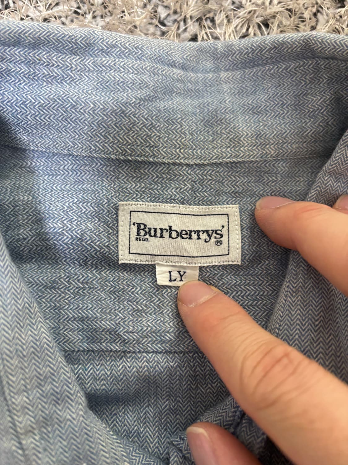 일제 버버리 셔츠 사이즈 100-105 상품이미지4