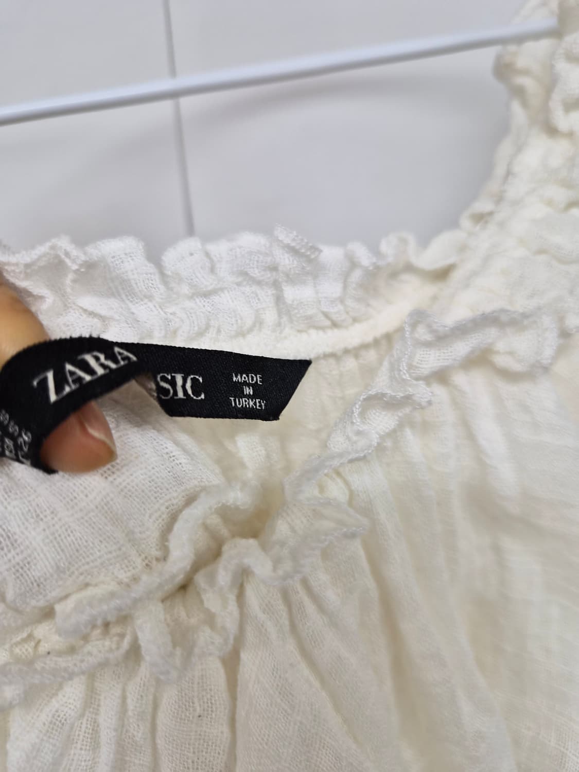 랩 프릴 점프수트.자라 에스닉 프릴 블라우스 상품이미지8