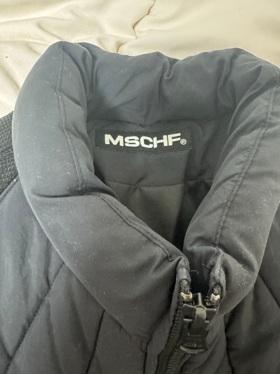 미스치프 롬버스 팀다운 패딩 상품이미지3