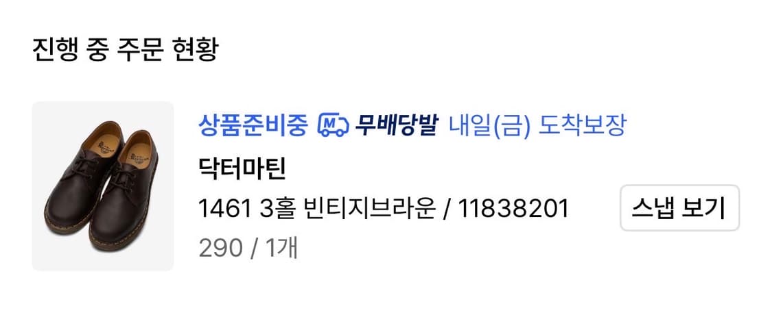 [290] 닥터마틴 1461 크레이지호스  상품이미지2