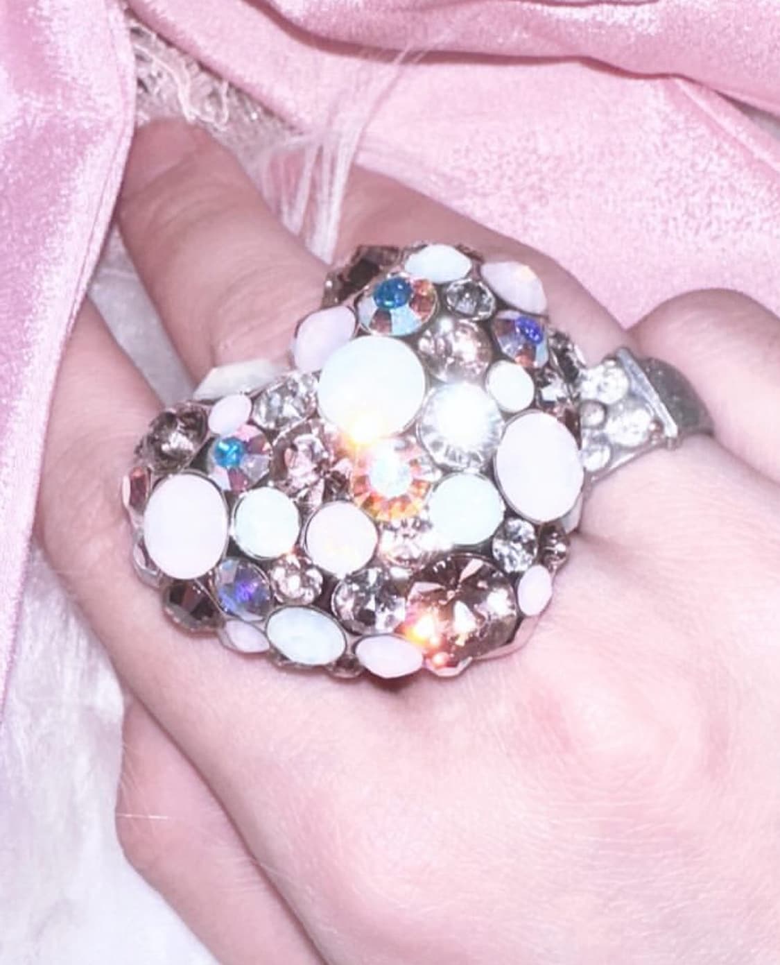 Vintage heart ring 스와 큐빅 반지 13호 상품이미지2
