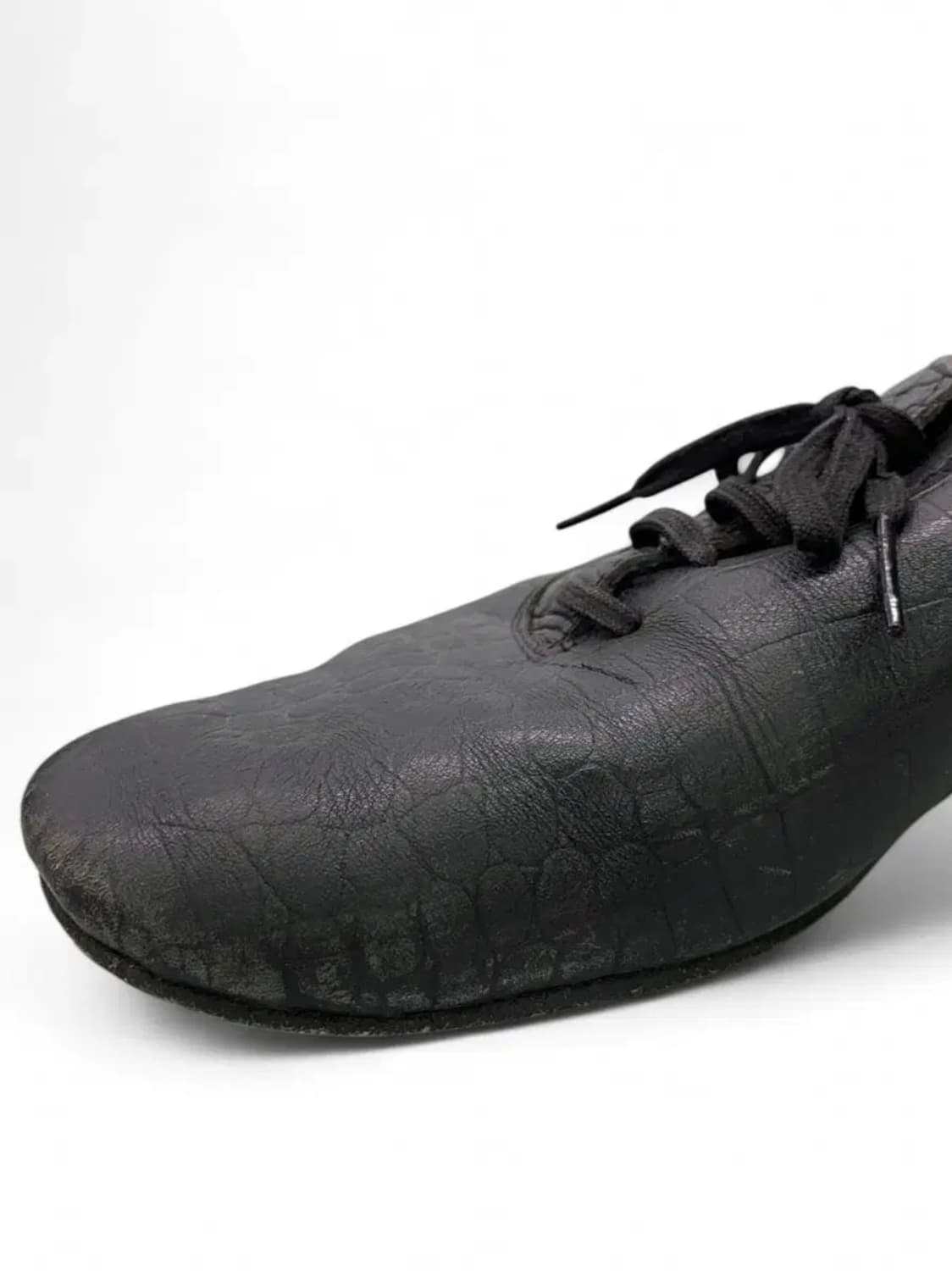 꼼데가르송 뱀피 엠보싱디자인 가죽 플랫슈즈 상품이미지5