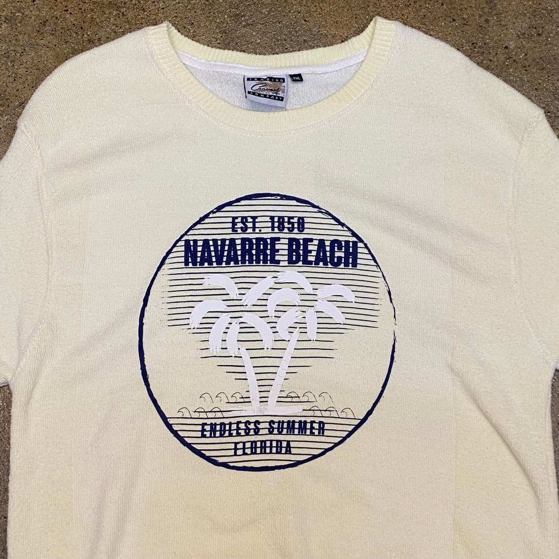 미국 빈티지 비치 프린팅 니트 맨투맨 상품이미지6