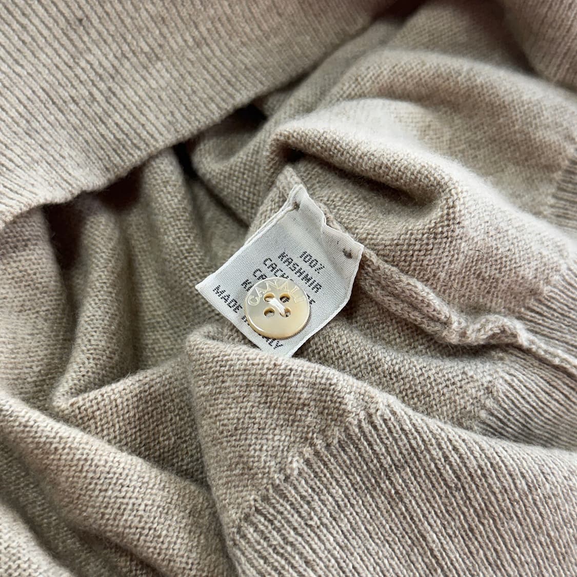 까날리 CANALI 캐시미어 폴로 니트 상품이미지3