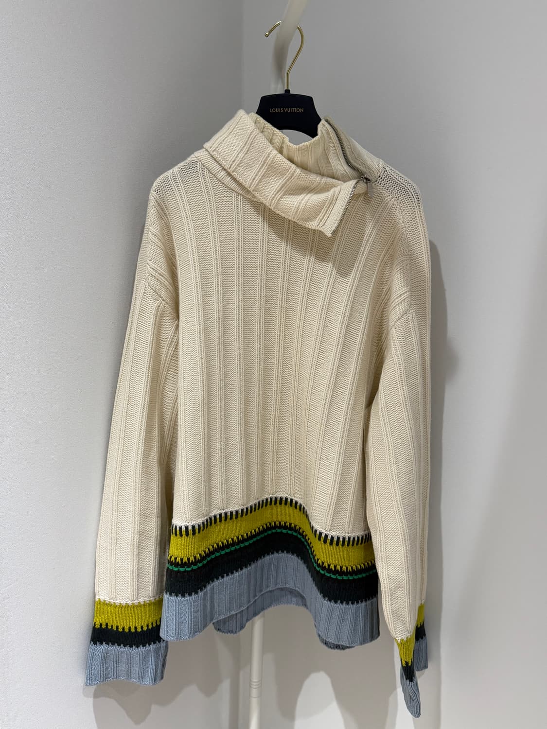 [S] 에르메스 넥 지퍼 디테일 캐시미어 니트 상품이미지1