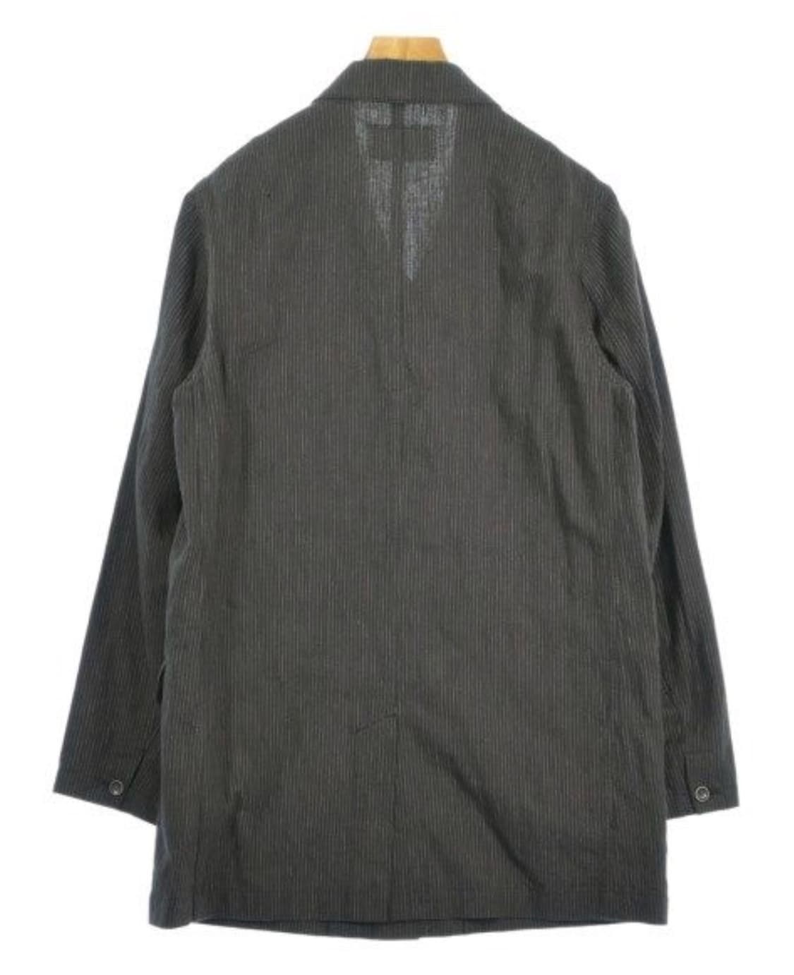 피그벨 코튼 리넨 스트라이프 롱블레이져 상품이미지2