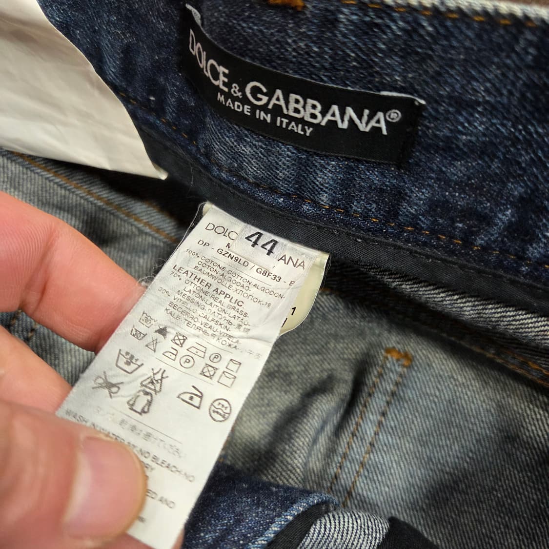 돌체앤가바나 페인팅 디스트로이드 진 상품이미지7