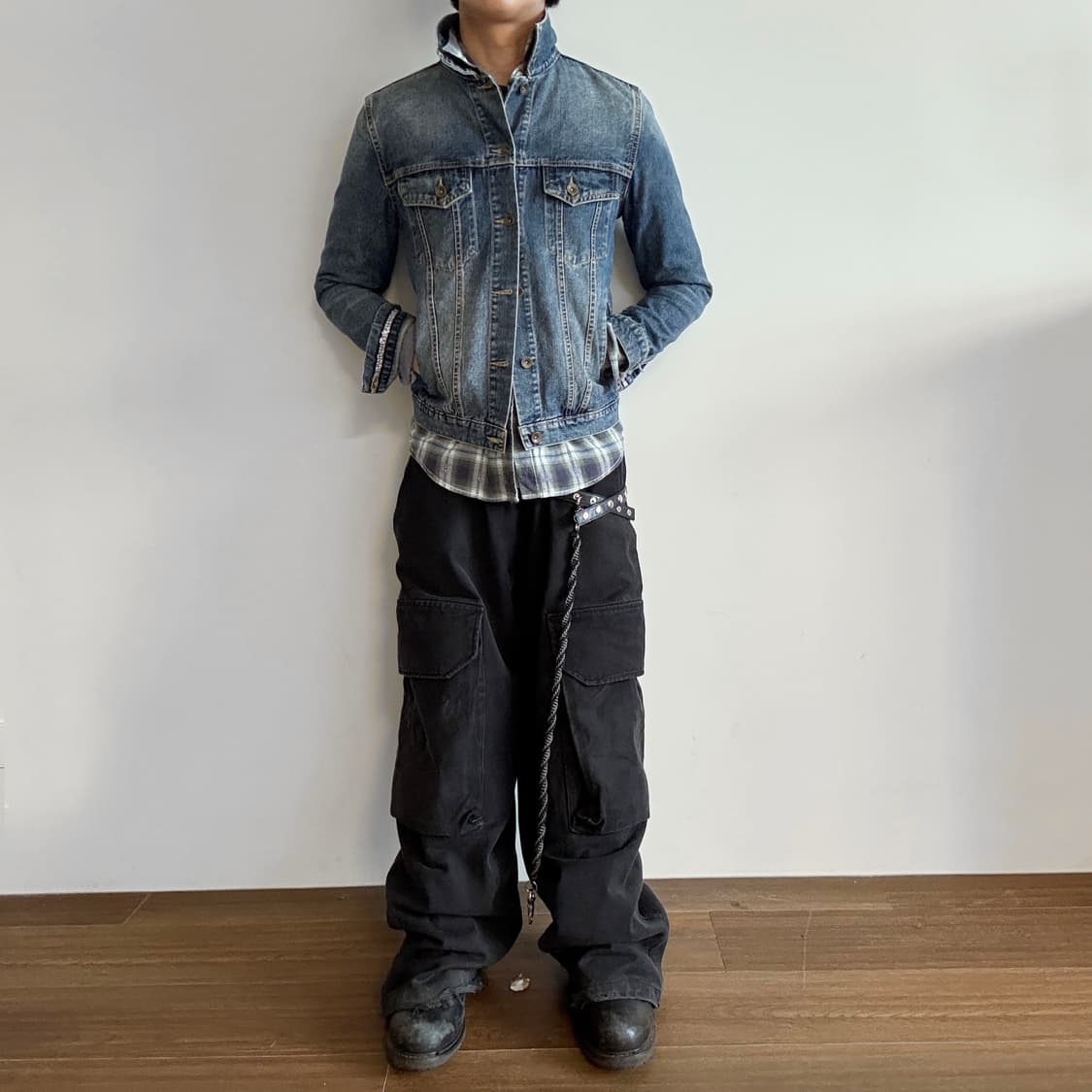 Number (N)ine Washed Denim G-Jacket 상품이미지4