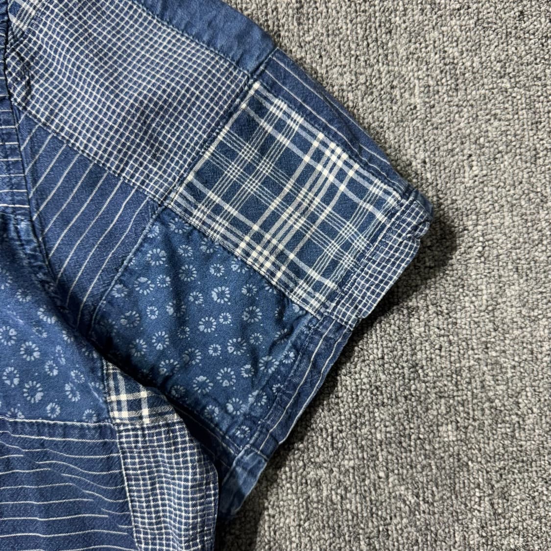 올드 갭 패치워크 셔츠 인디고 ( XL/OLD-7623 ) 상품이미지4