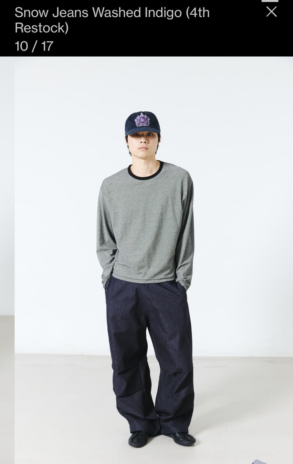 해칭룸 스노우진 워시드 인디고 (2) 상품이미지3