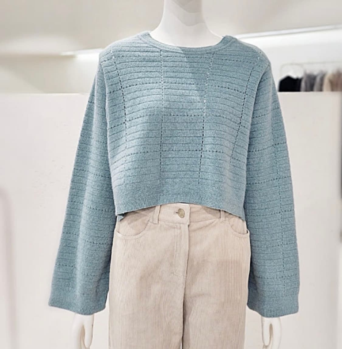 ZOOC 주크 반크롭 울니트 상품이미지8