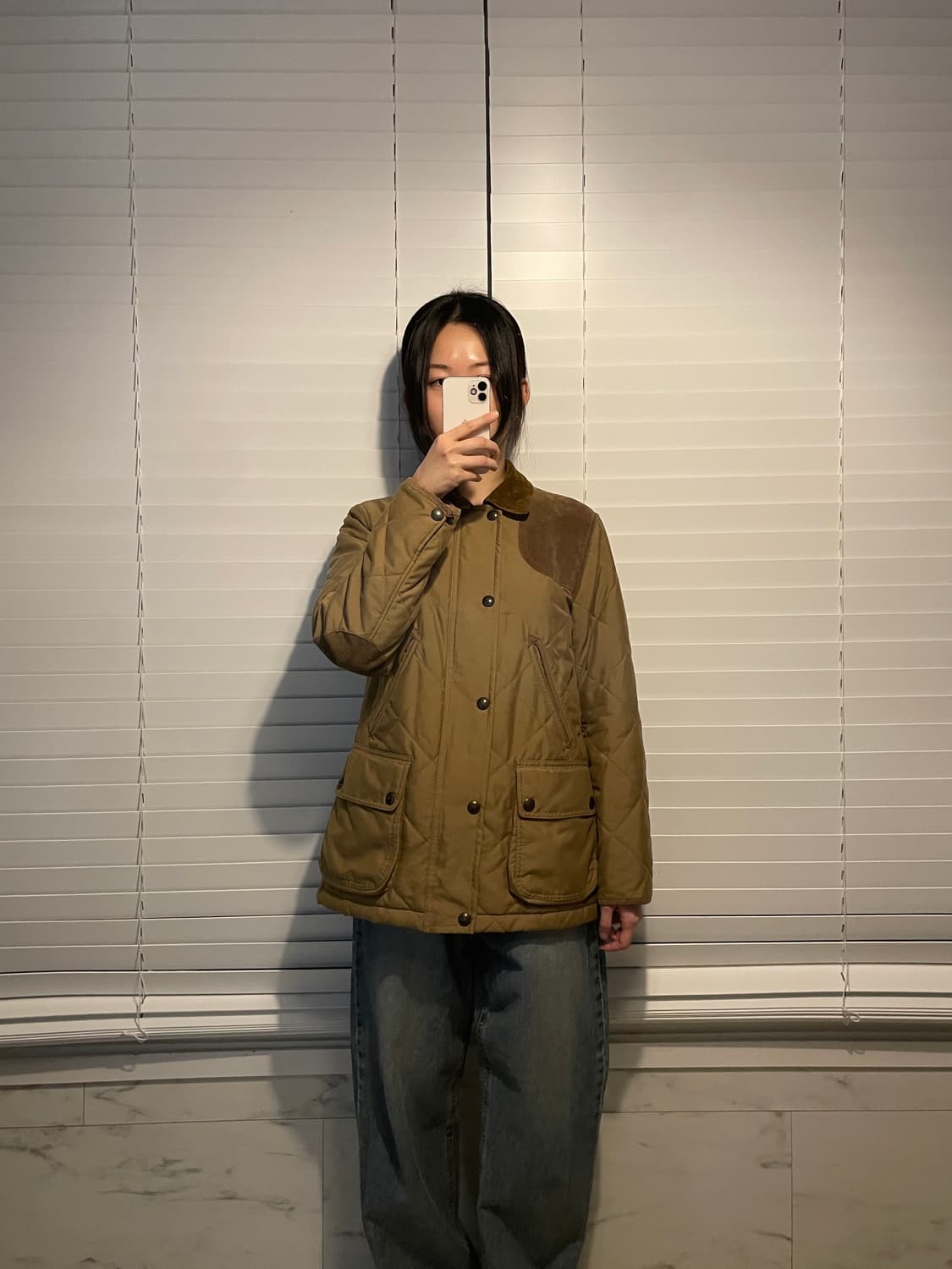 랄프로렌 브라운 퀼팅 자켓 상품이미지2