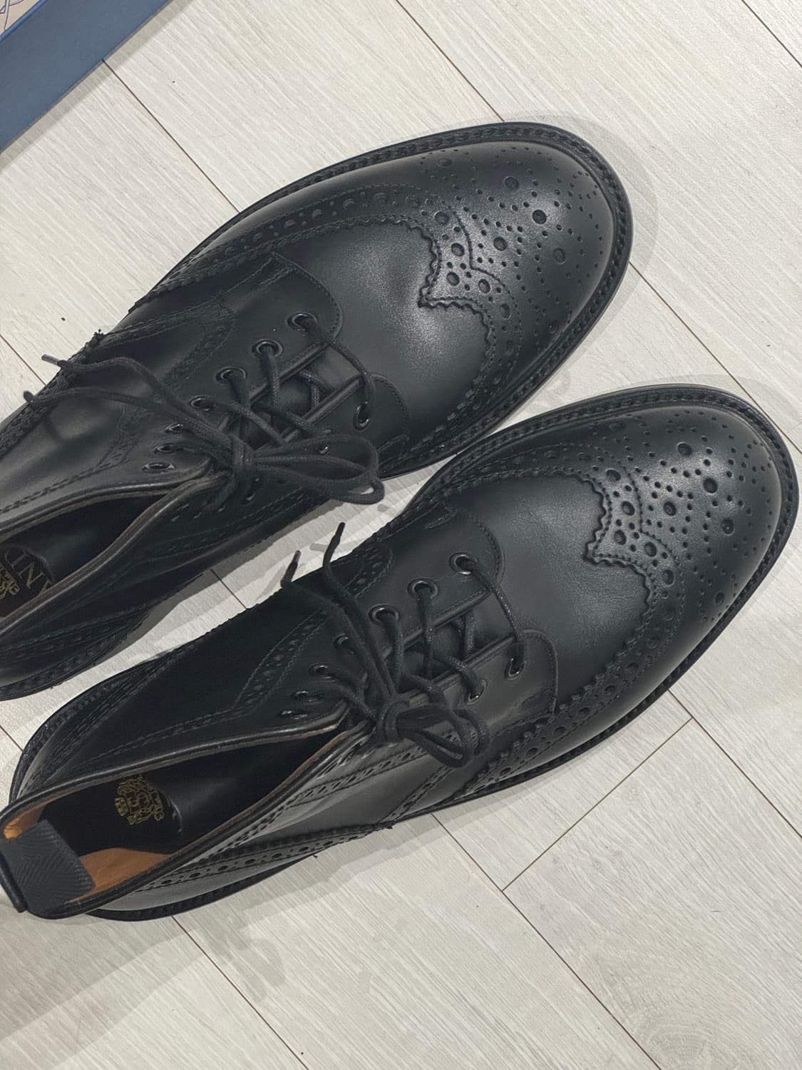 [UK8] 샌더스 첼튼햄 컨트리 부츠 블랙 🇬🇧 상품이미지1