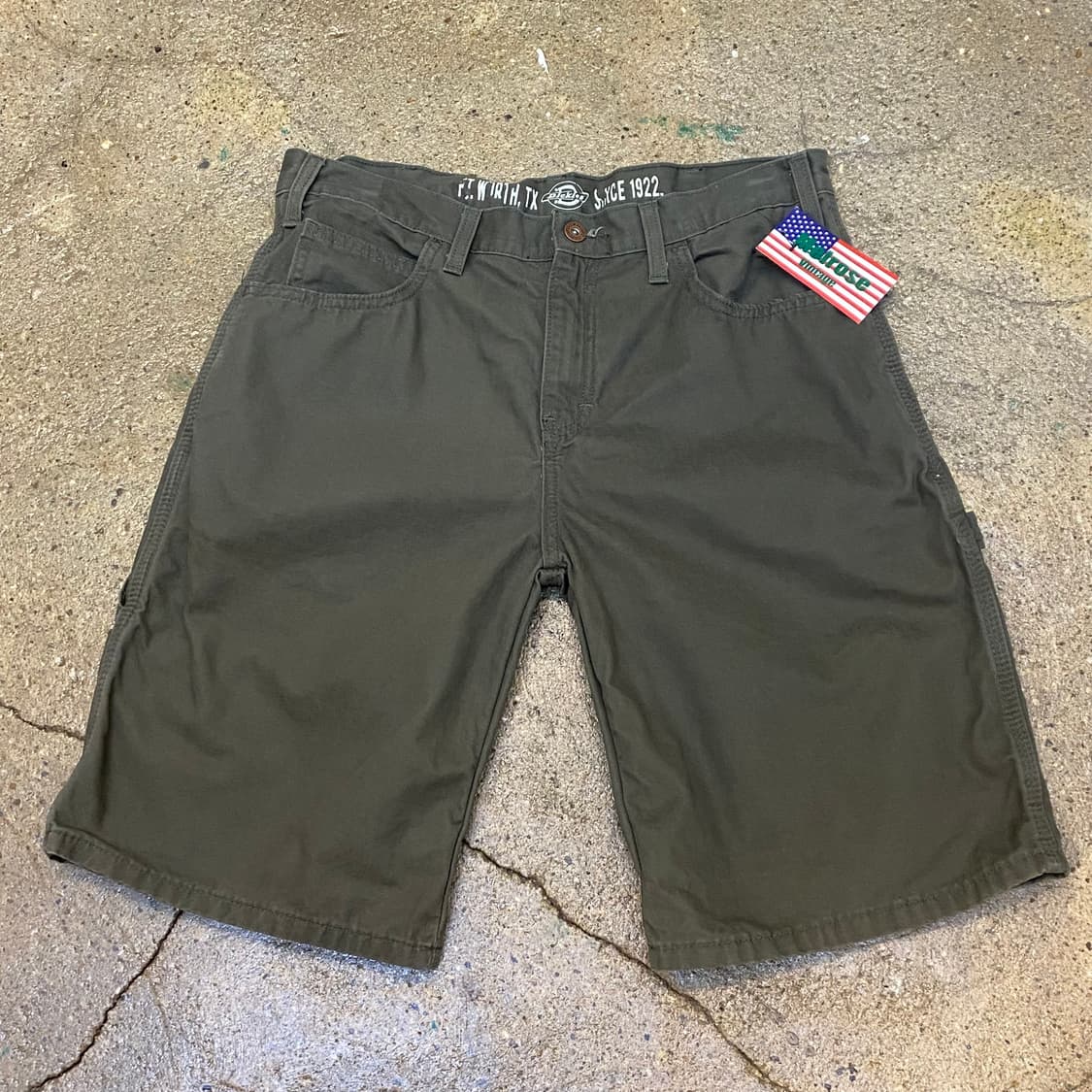 미국 빈티지 디키즈 카키 카고반바지 릴렉스드핏 워크팬츠 상품이미지2